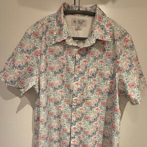 Penguin short-sleeved shirt for men. Size Large